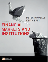 Financial Markets and Institutions