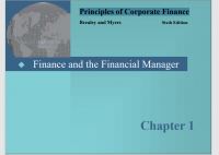 Principles of Corporate Financeition