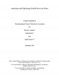Analyzing and Explaining Default Recovery Rates