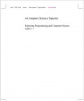 A Computer Science Tapestry
