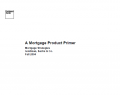 A Mortgage Product Primer