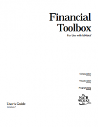 Financial Toolbox