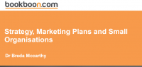 Strategy,	Marketing Plans and Small Organisations