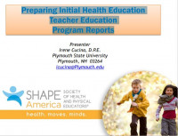 Preparing Initial Health Education Teacher Education Program Reports