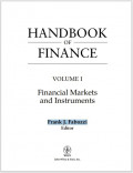 HANDBOOK OF FINANCE
