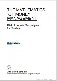 THE MATHEMATICS OF MONEY MANAGEMENT