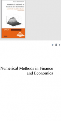 Numerical Methods in Finance 
and Economics