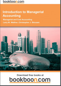 Introduction to Managerial
Accounting