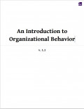 An Introduction to Organizational Behavior