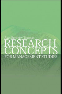 Research Concepts for Management Studies