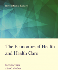 The Economics of Health and Health Care