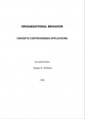 ORGANIZATIONAL BEHAVIOR