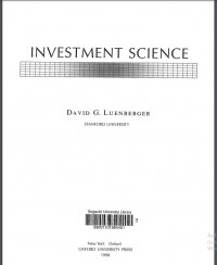 Investment Science